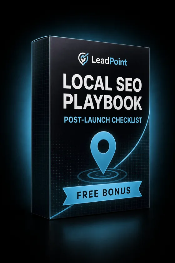 LOCAL SEO PLAYBOOK — LeadPoint local search guide cover
